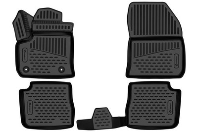 Element Passgenaue 3D Fußmatten für CITROEN C4, 2020->, Limousine, 4 tlg.