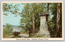 Daniel Boone Kentucky Pioneer Grade Marker Vintage Potscard