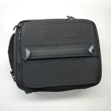 Titan By Arctic Zone Expandable Lunch Box Cooler Bag Black Zip Insulated