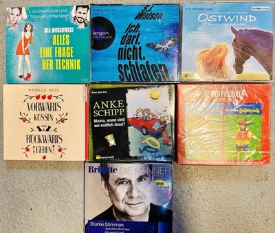 CD Sammlung Konvolut  Hörbücher/ Hörspiele 7 Stück Paket 5 teilweise verschweißt