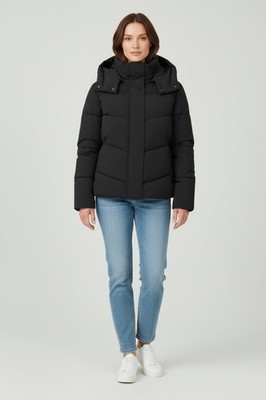 Calvin Klein Herren Kurz Daunenjacke Schwarz Größe L Neu mit Etikett