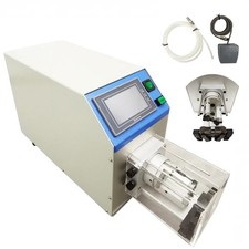 Semi-Automatic Coaxial Cable Stripper 110V Rotary Blade Wire Stripping Machine