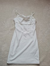 White Mini Bodycon Dress Size 8-10