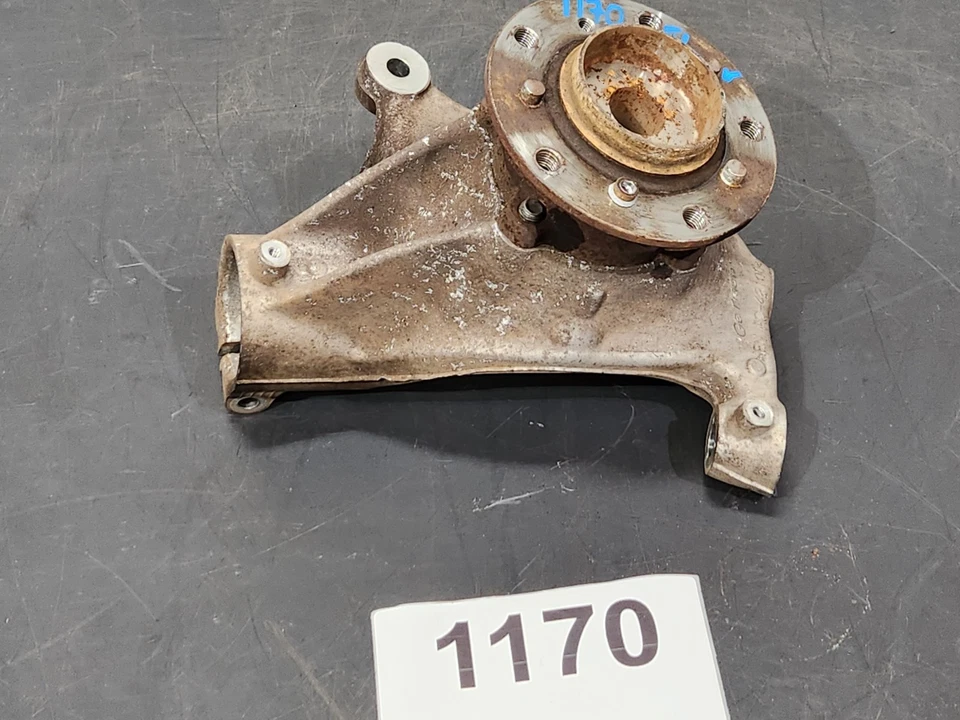 ✅08-13 OEM BMW E90 E93 M3 Buje de conductor delantero Husillo Nudillo Cojinete de rueda Portador Foto 2 de 4