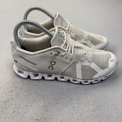 On Cloud Shoes Womens Size 6.5 White CloudTec Running Sneakers Athletic Mesh