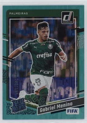 2023-24 Panini Donruss FIFA Rated Rookie Teal 125/199 Gabriel Menino #200 r5f