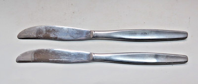 Cosmos Stainless Korea Nordisk 2 Dinner Knives 8 1/2''