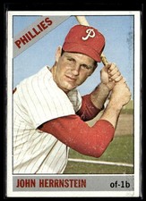1966 Topps John Herrnstein Philadelphia Phillies #304