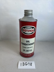 rare EMPTY Rotunda Oil Conditioner R 107-A 16oz C2AZ-19579-A can 13G78