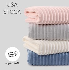 Bath Towel Soft 3pcs Candy Fleece Absorbent S...