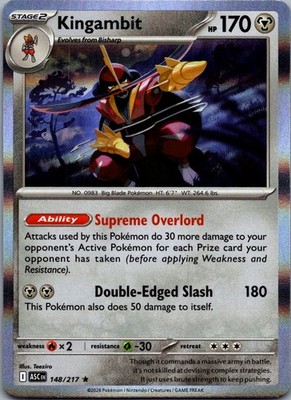 Kingambit ASC 148/217 Rare Holo NM