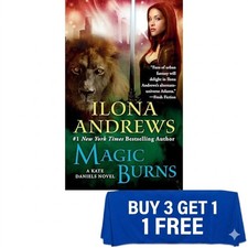 Magic Burns Paperback Book by Ilona Andrews - Romance Novel