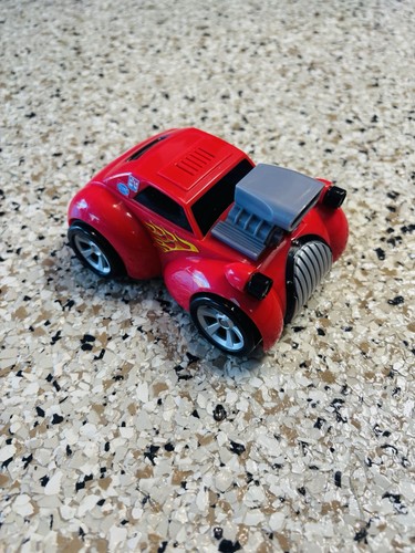Fisher Price Shake N Go Red Hot Rod Racer Car #8 Sound Motorized Mattel 2005