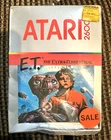 1982 E T The Extra-Terrestrial Atari 2600 FACTORY SHRINKWRAP Box Shows Some Wear