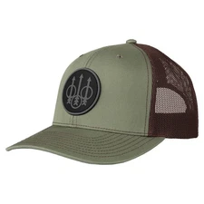 Beretta JS Trucker Hat Loden Green with Trident Logo Patch (BC017T16750700)