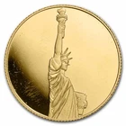 1/4 oz $25 Solomon Islands Proof Gold Lady Liberty (No Capsule)