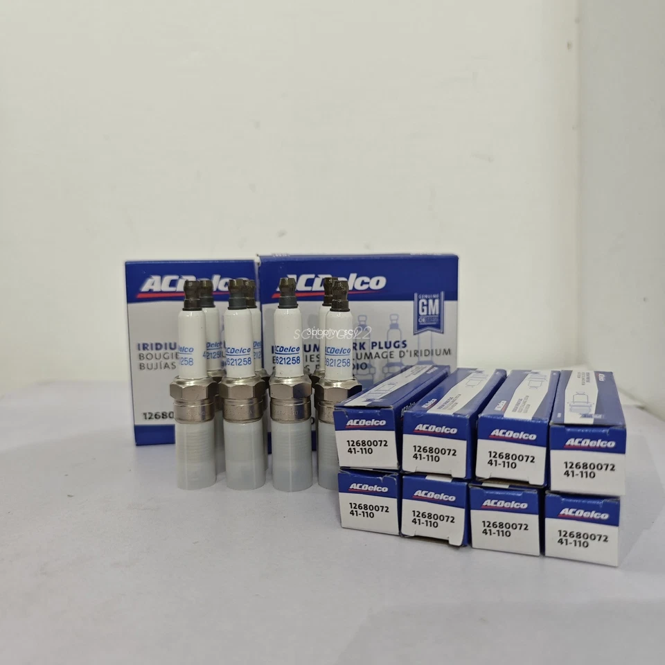 High Performance UF413 Ignition Coil+Spark Plug41-110 For Chevy GMC 5.3L 6.2L V8 Foto 4 de 4