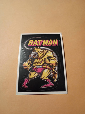 1983 General Mills Zero Heroes Trading Card Sticker Card Vintage #7