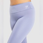 Gymshark TRAINING CROPPED LEGGINGS in Light Blue Size Medium. — photo 9