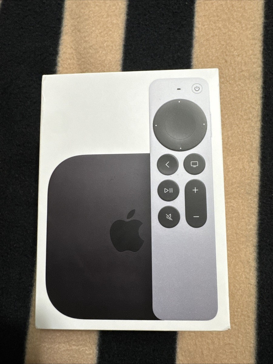Apple TV 4K 3rd Gen. 128GB Media Streamer - Black, Wi-Fi +