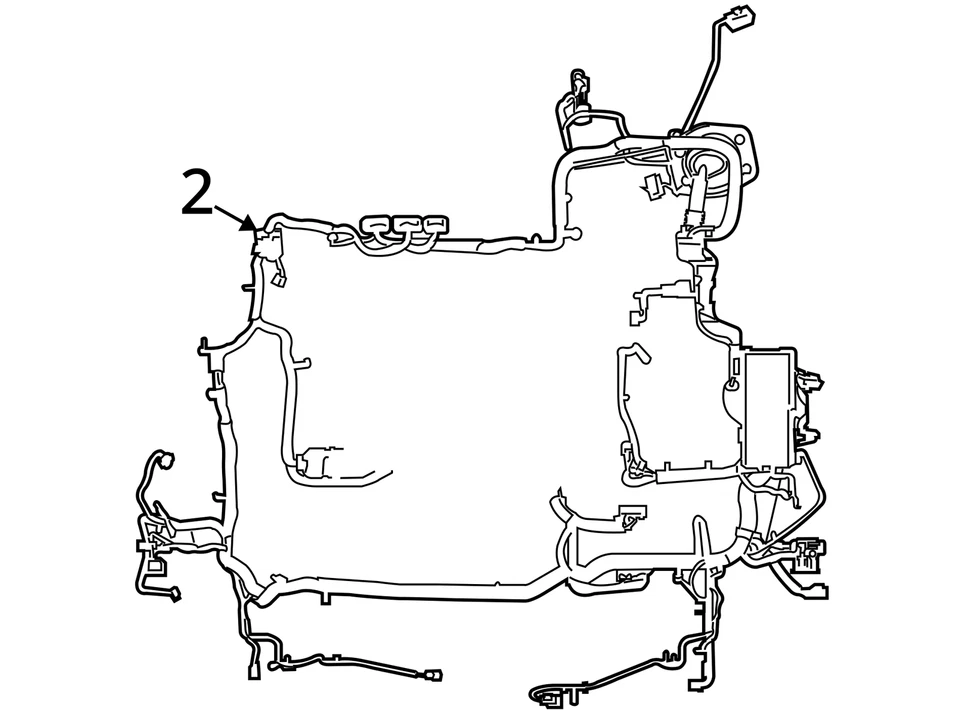 SE ADAPTA A LINCOLN MKS 2010 CABLEADO ASM AA5Z14290UA - NUEVO FABRICANTE DE EQUIPOS ORIGINALES AA5Z14290UA Foto 3 de 3