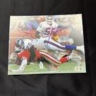 Lawrence Taylor & Leonard Marshall Signed Giants NFL 8x10 Photo Steiner COA