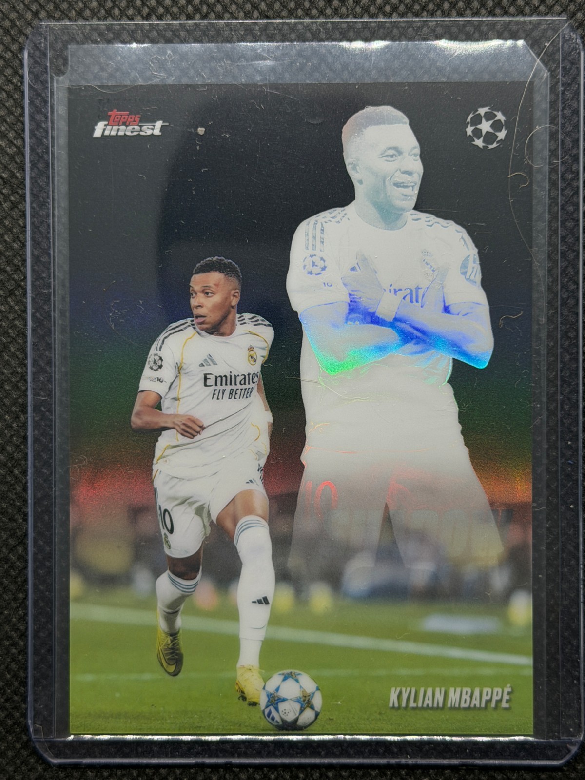 2025-26 Topps Finest UEFA CC Kylian Mbappe #SH-2 Shadow Play