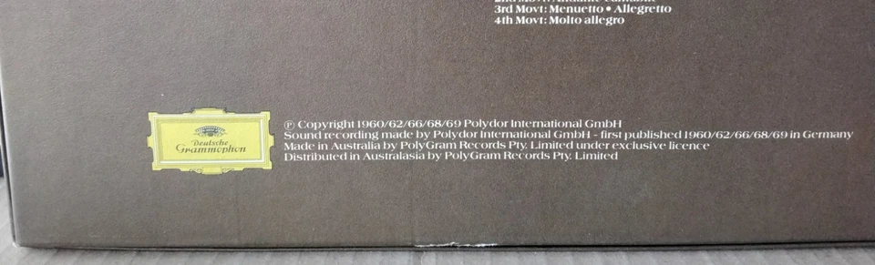 DEUTSCHE GRAMMOPHON 6 CASSETTE 3378 093 MOZART THE GREAT SYMPHONIES BOHM AUSrare - Image 3 of 4