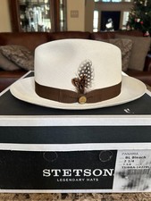 Stetson Ibarra Panama Straw Natural Flaw 7 3/8 Panama Straw