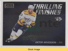 2019-20 O-Pee-Chee Platinum Thrilling Finishes Viktor Arvidsson #TF-10 READ 0r4