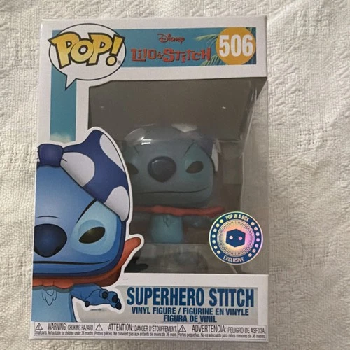 Funko Pop! Vinyl Superhero Stitch 506 Lilo & Stitch Pop in a Box Exclusive
