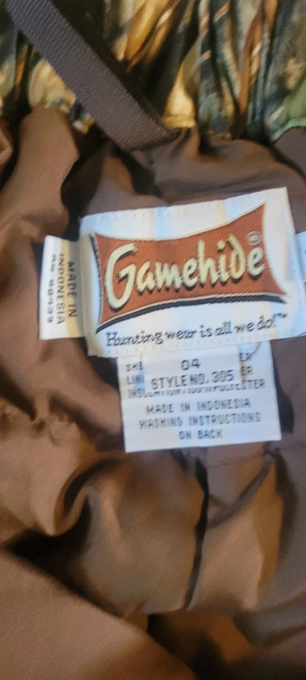 Mossy Oak, Insulated, Hush Hide, Gamehide. Shadow grass camo coat & pants. - Image 4 of 4