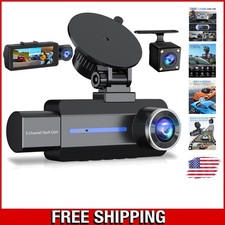 Full HD Dash Camera Front, Rear  Inside   2.5K Resolution with G-Sensor  32GB