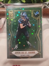 2025 Panini Donruss Elite - Amon-Ra St. Brown #83 Green Disco