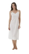 Velrose Lingerie Full Slips 31" Style 1360 54, White 