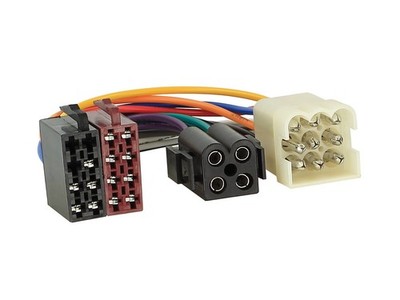 Adapterkabel ISO für Volvo 240 244 245 340 360 440 480 740 760 1348-02