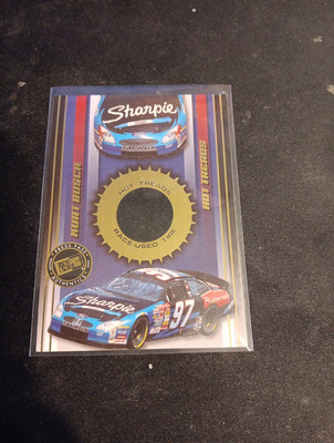 2002 Press Pass Hot Treads Tire Relics #HT16 Kurt Busch 0800/1555  (Fresh Rip!)