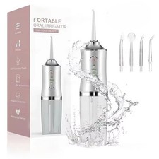 New Cordless Water Flosser Dental Oral Irrigator Travel Teeth Cleaner Floss Pick