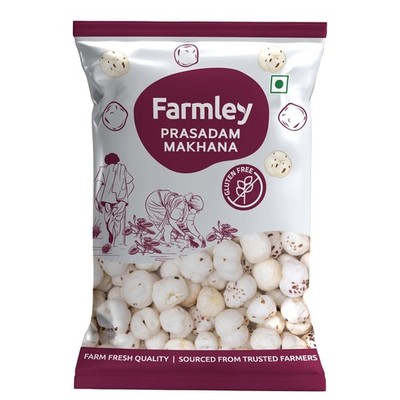 Farmley Prasadam Makhana (Fox Nuts / Lotus Puffs) 250g | Fit for Fasting 250g