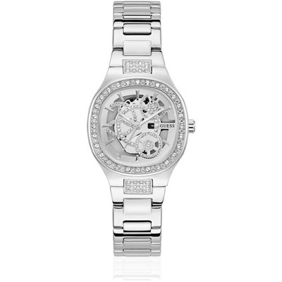 Guess Women's Watch Electra Crystal Bezel Stainless Steel Bracelet GW0941L1