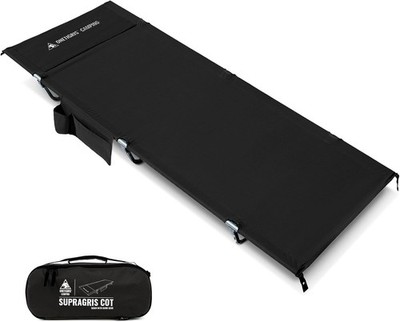 SUPRAGRIS Camping Cot Support Up to 400lbs Lightweight Comfortable Folding Bed