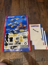 MECCANO ERECTOR SET - Metal Construction w Electric Motor 030403 Great Condition