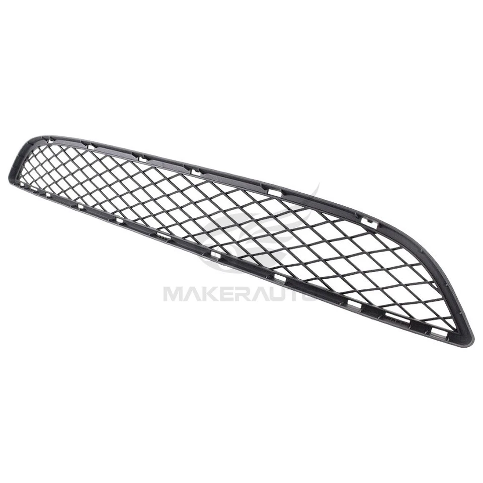 For 2008-14 BMW X6 Lower Black Plastic Bumper Grille Foto 4 de 4