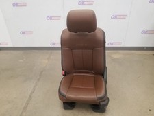 14 Ford F150 Platinum Bucket Seat Brown Leather Electric Front Left Driver 14 Ford F150 Platinum Bucket Seat Brown Leather Electric Front Left Driver