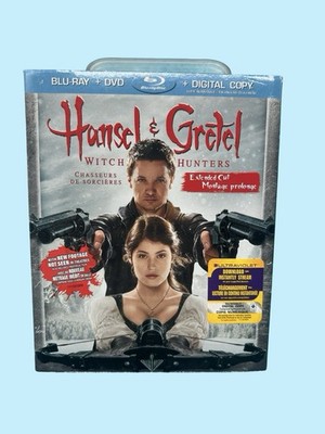 Hansel and Gretel Witch Hunters (Blu-ray + DVD , 2013) With Slipcover, Tested