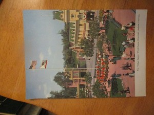 Vintage Disneyland The Village Square Menu