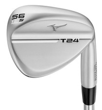 New Mizuno Golf LH T24 Soft Satin Wedge 56*/08* Steel [V Grind] Left Handed