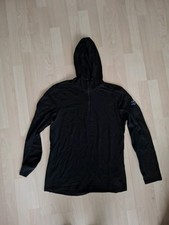 Icebreaker 200 Hood Longsleeve Shirt  Gr. L schwarz black 100%Merino