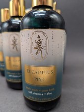 Qty 6 Bath  Body Works EUCALYPTUS PINE Body Wash  Foam Bath 10 oz