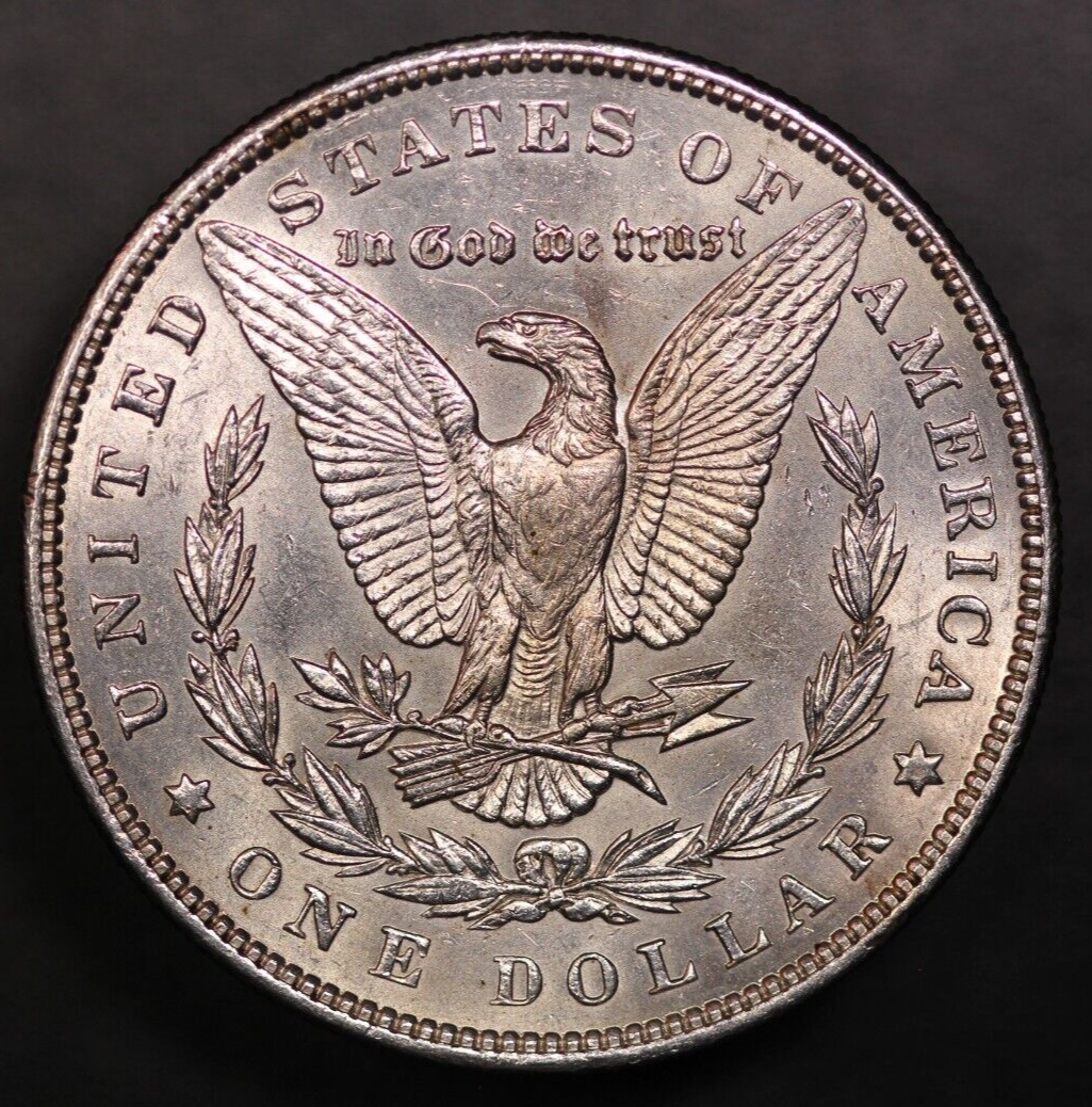 1896 MORGAN SILVER DOLLAR-FRESH FROM AN OLD COLLECTION- LOT 6406
